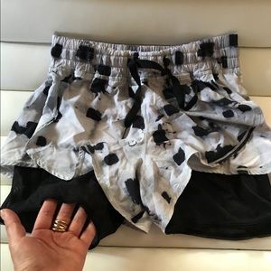 Lululemon running shorts.